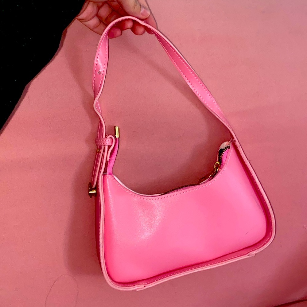 Pink small purse.